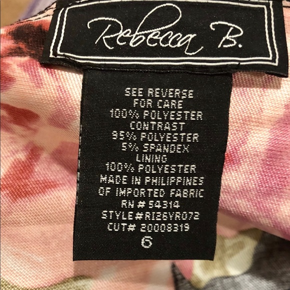 Fun and Functional Black Floral Gown Size 6/8 - Picture 5 of 6